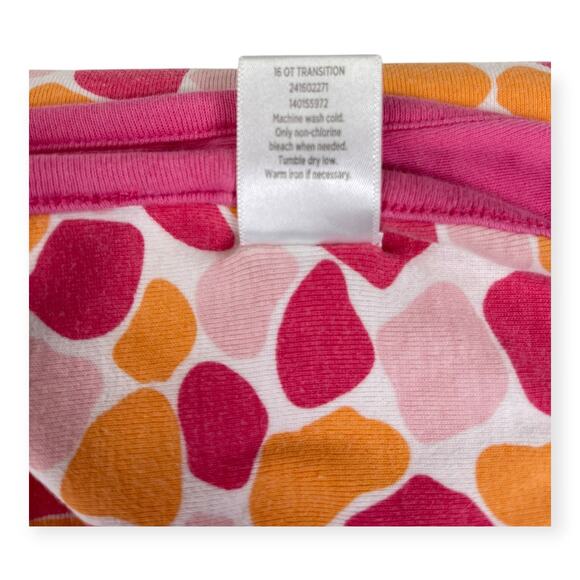Gymboree Jolly Giraffe Pink Orange Spotted Baby Blanket Embroidered 2016 - Picture 6 of 8